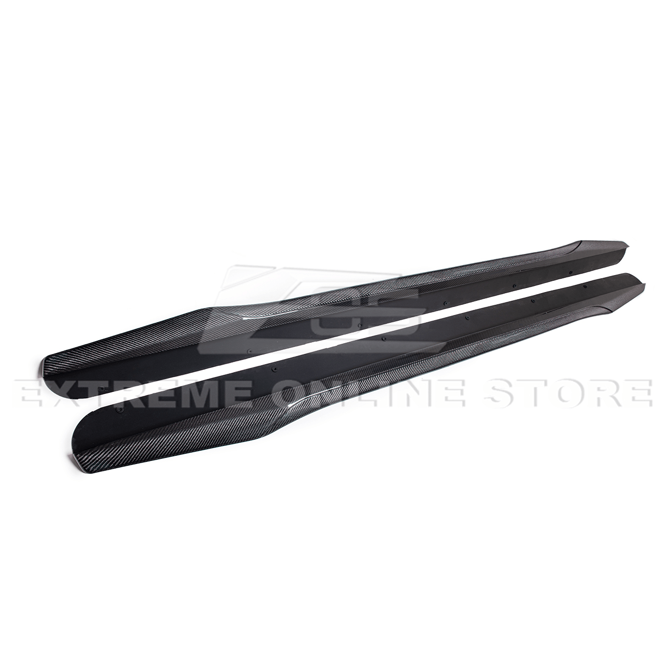 Cadillac CTS-V Carbon Fiber Front Lip & Side Skirt Package 2003–2008