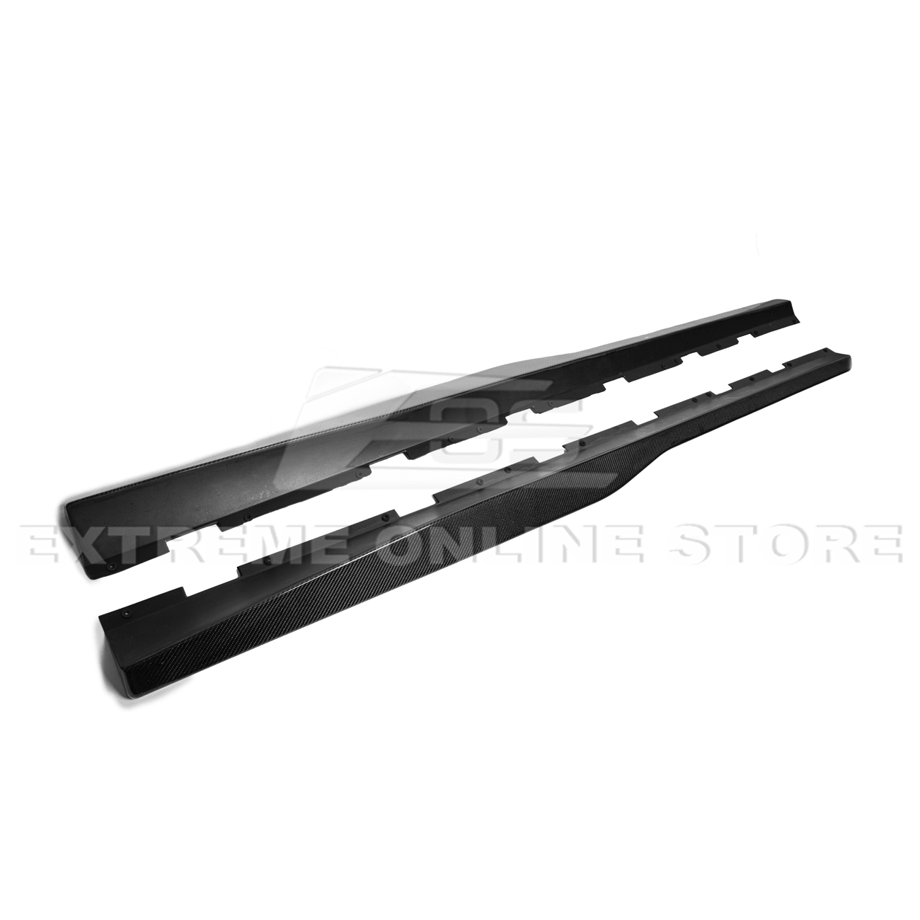 Chevrolet Camaro 5th Gen ZL1 Style Gloss Black Carbon Fiber Side Skirts 2010-2015
