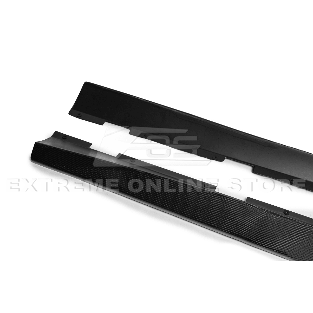 Chevrolet Camaro 5th Gen ZL1 Style Gloss Black Carbon Fiber Side Skirts 2010-2015