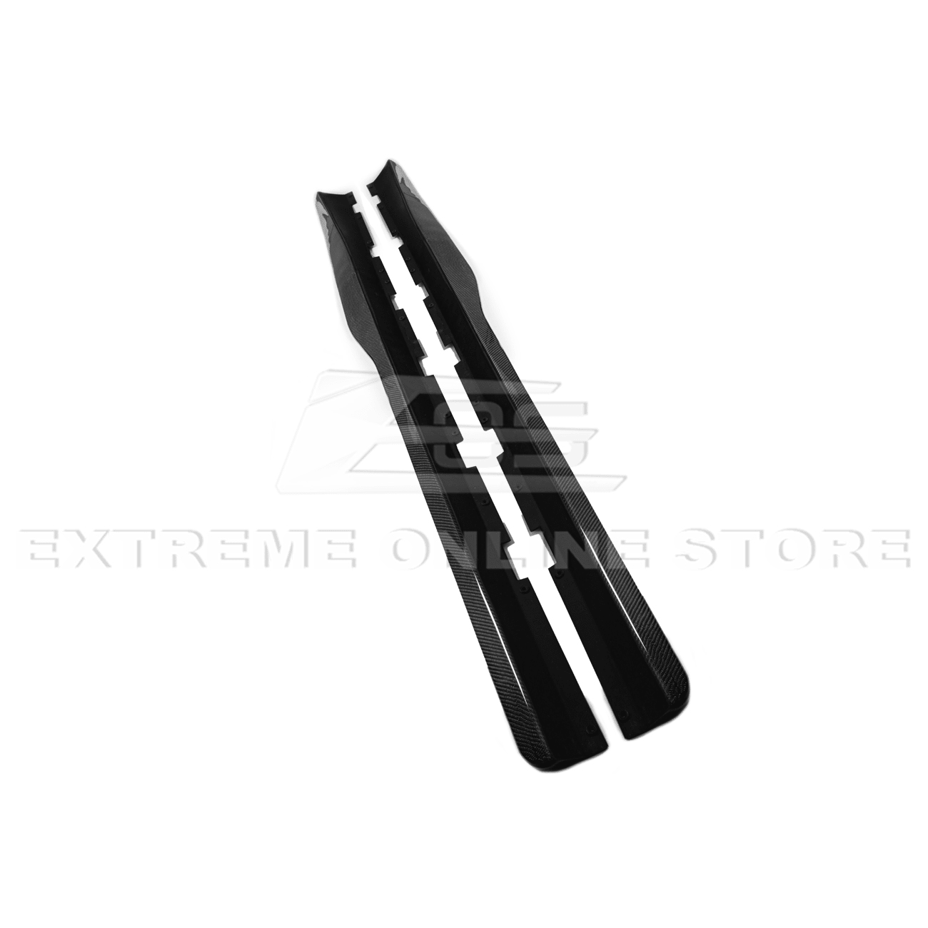 Chevrolet Camaro 5th Gen ZL1 Style Gloss Black Carbon Fiber Side Skirts 2010-2015