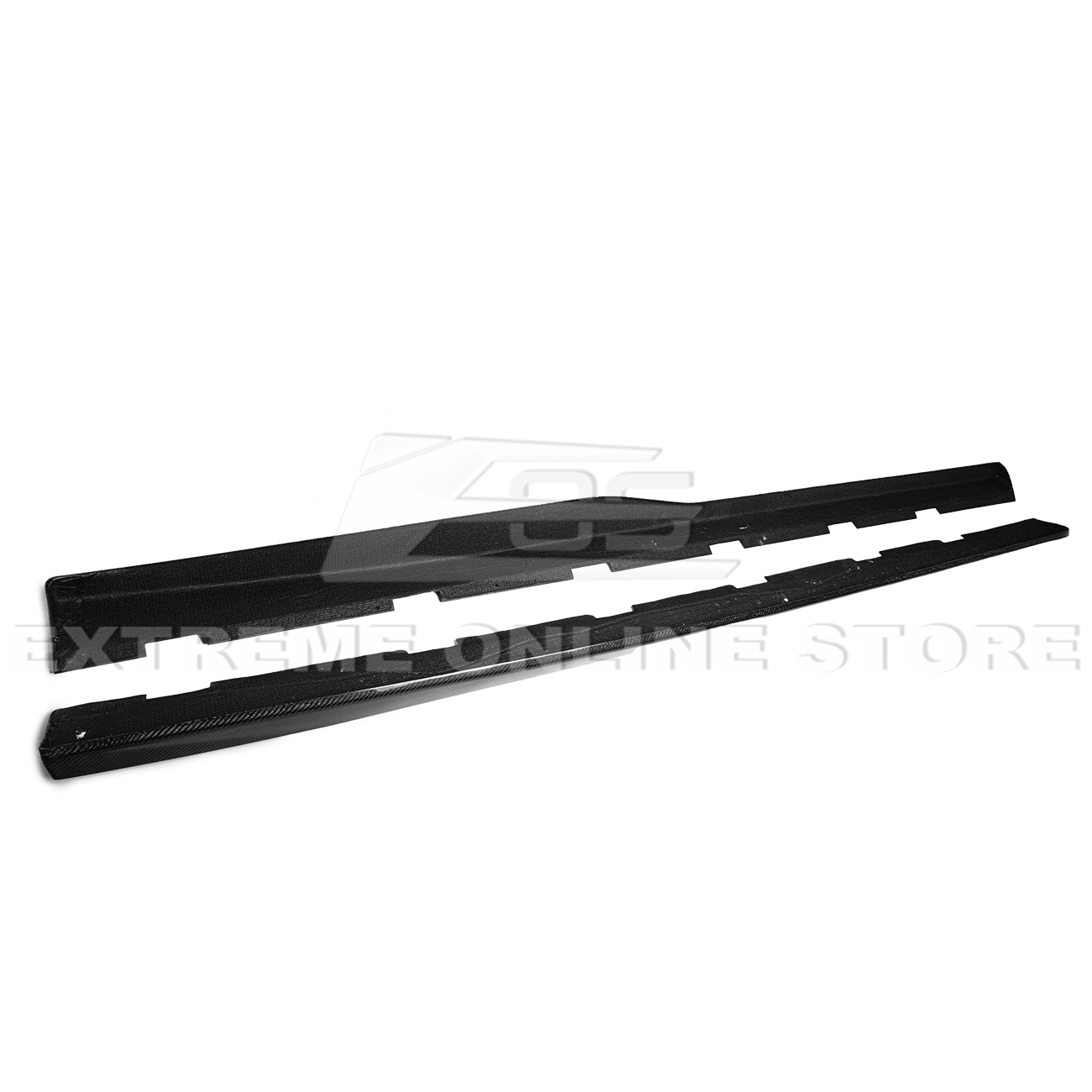 Chevrolet Camaro 5th Gen ZL1 Style Gloss Black Carbon Fiber Side Skirts 2010-2015