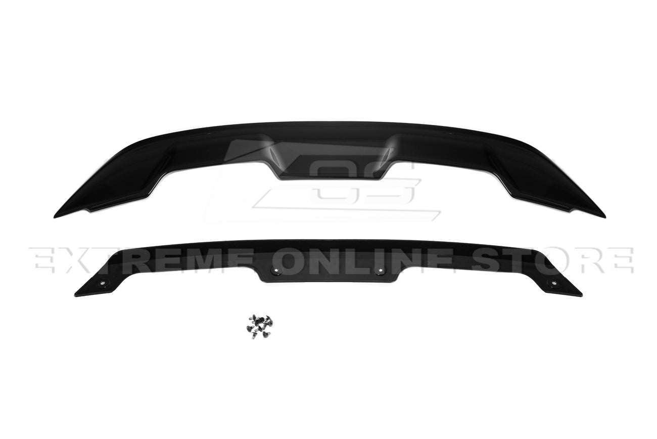 Ford Mustang S550 GT500 Wickerbill Style Carbon Fiber Rear Spoiler 2015-2023