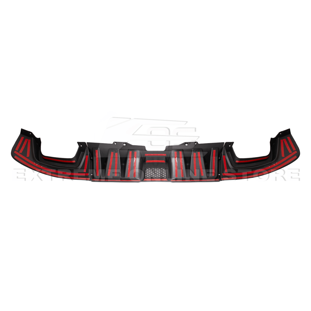 Subaru WRX STI VA Performance Style Gloss Black Carbon Rear Bumper Diffuser 2015-2021