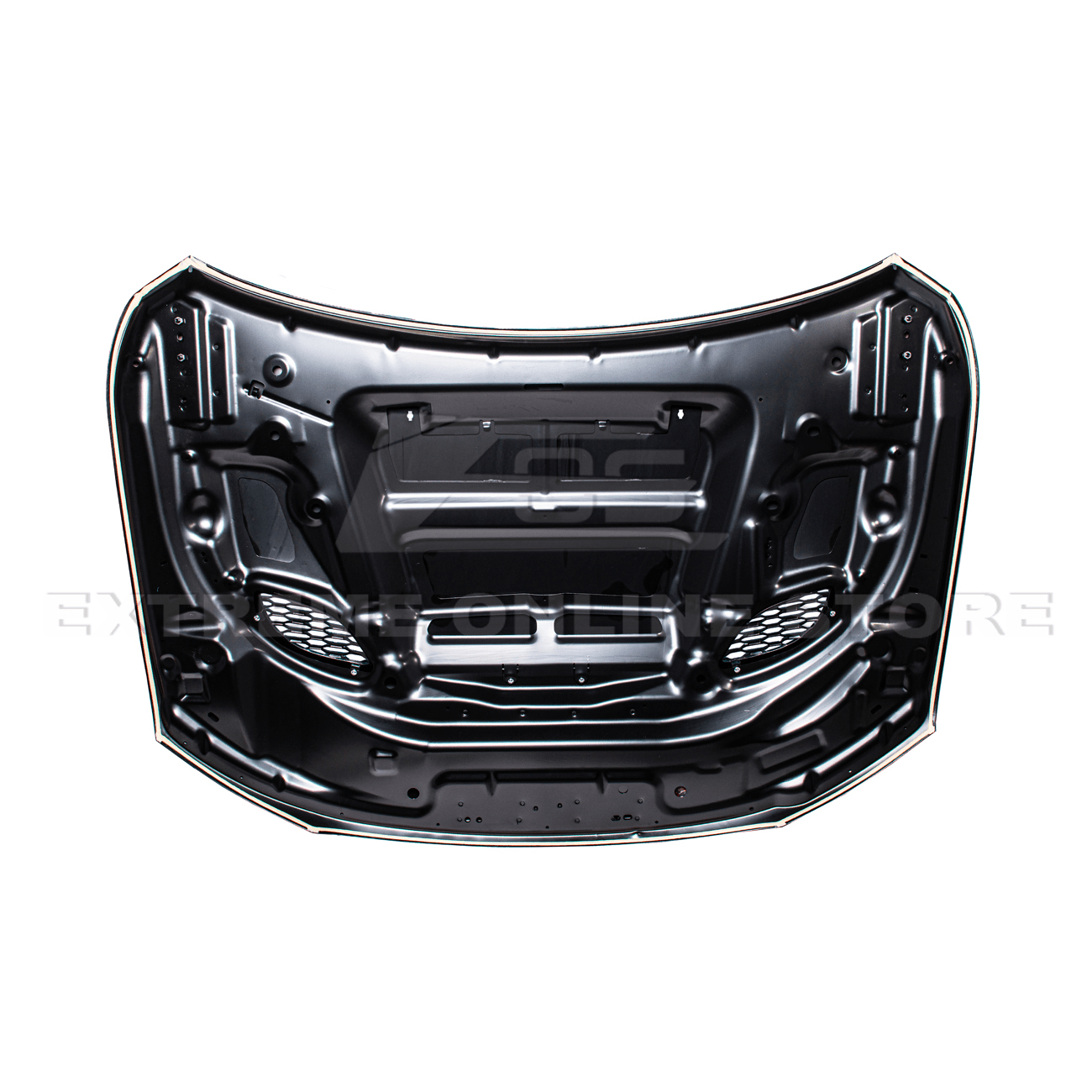 Dodge Durango WD SRT Hellcat Style Primed Black Front Air Vented Hood 2011-Up