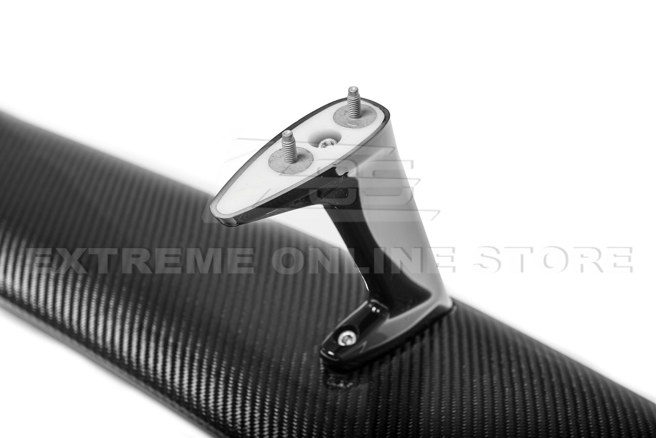 Chevrolet Camaro 6th Gen ZL1 1LE Style Gloss Black Carbon Fiber High Wing Rear Trunk Spoiler 2016-2024