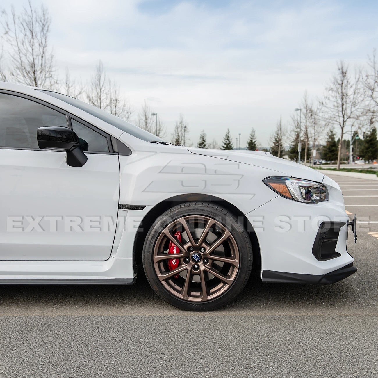 Subaru WRX STI VA Facelift VRS Style Carbon Fiber Front Splitter Lip 2018-2021