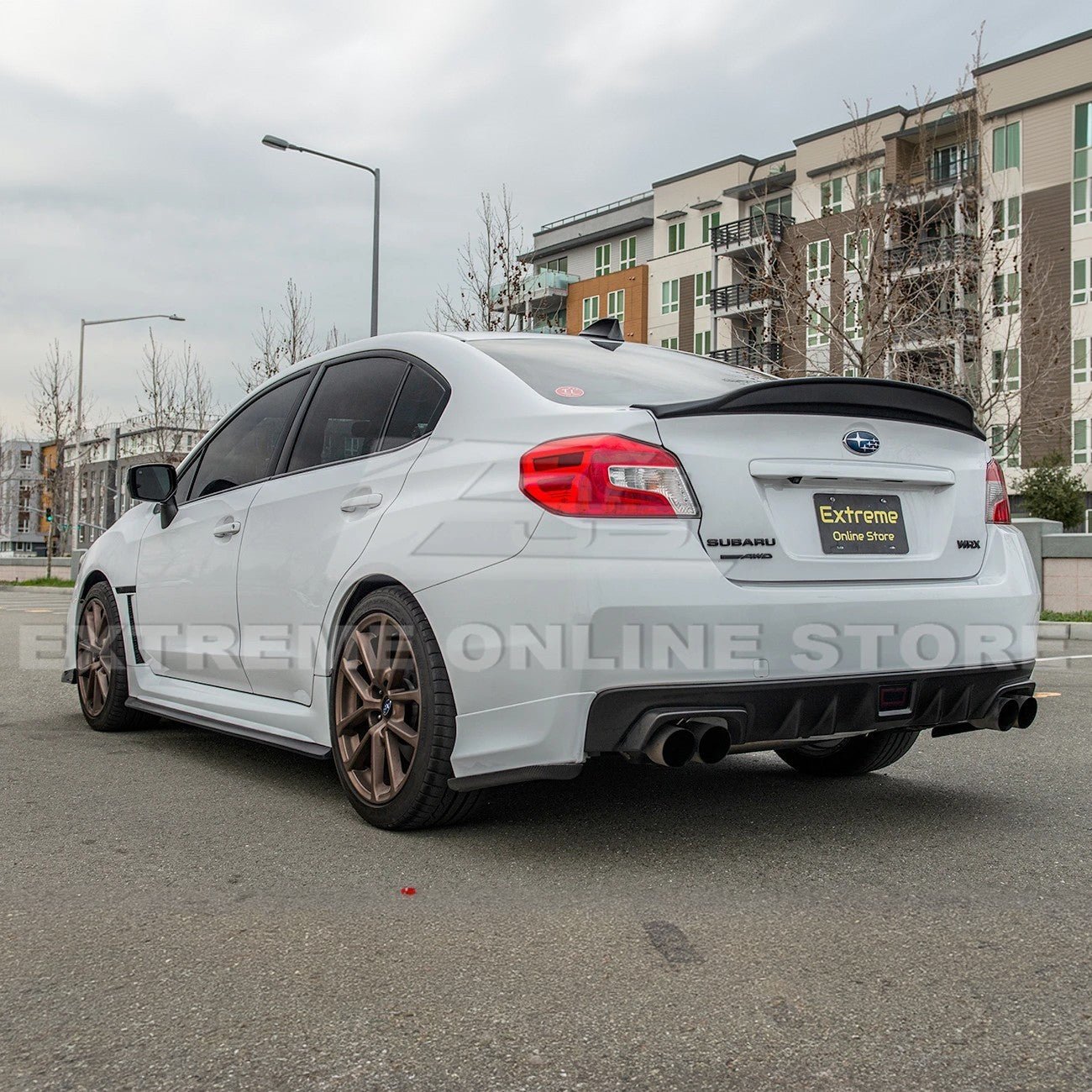 Subaru WRX STI VA High-Kick Duckbill Style Carbon Fiber Rear Trunk Spoiler 2015-2021