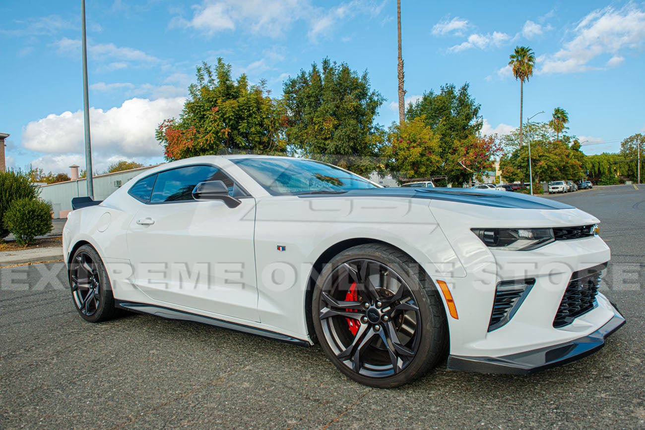 Chevrolet Camaro 6th Gen ZL1 Style Carbon Fiber Full Aero Kit Splitter Side Skirts Spoiler 2016-2024