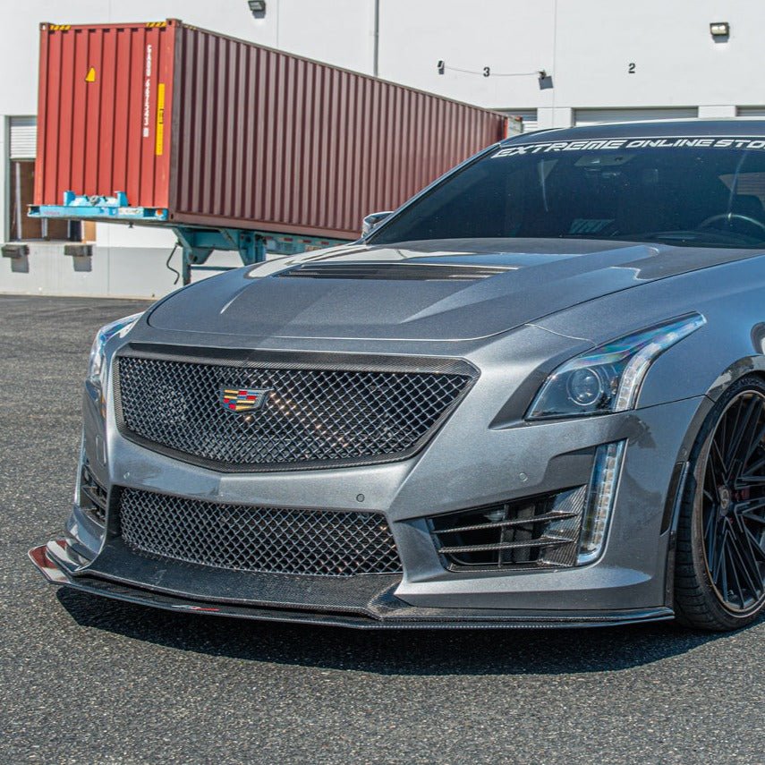 Cadillac CTS-V Alpha Dry Carbon Fiber Front Grille Surround Insert 2016-2019