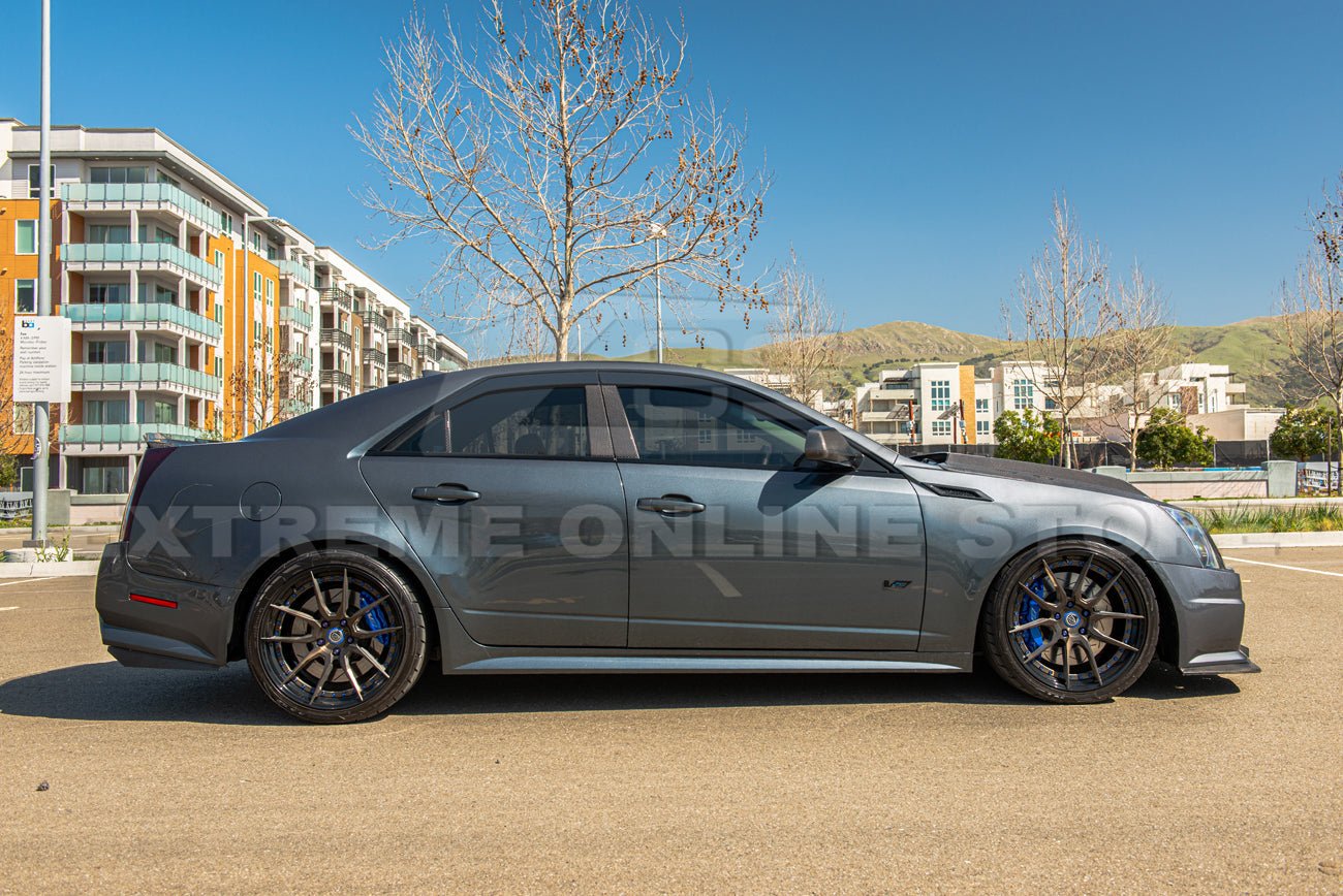 Cadillac CTS-V V2 Factory Style Dry Carbon Fiber Side Fender Vents 2009-2015