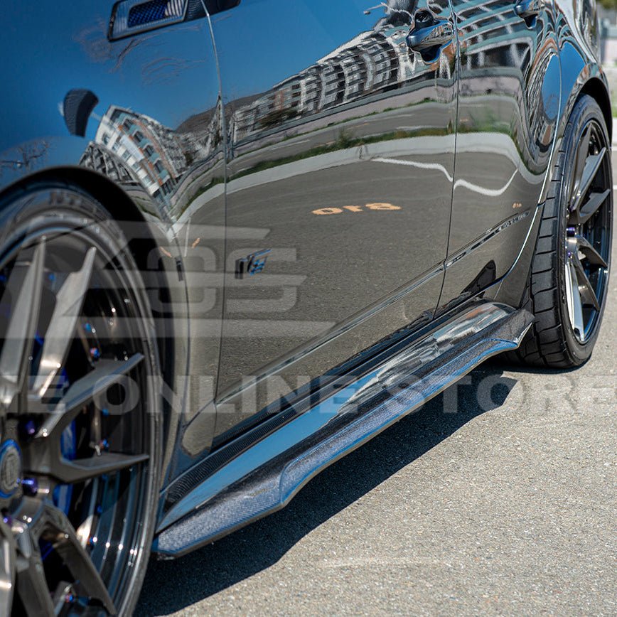 Cadillac CTS-V Carbon Fiber Front Lip & Side Skirt Package 2003–2008