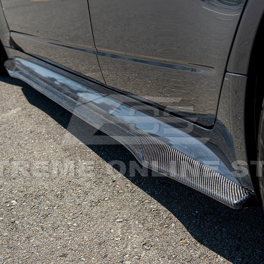 Cadillac CTS-V Carbon Fiber Front Lip & Side Skirt Package 2003–2008