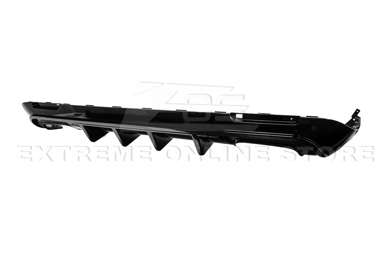 Dodge Challenger LA SRT Track Package Gloss Black Rear Diffuser 2015-Up