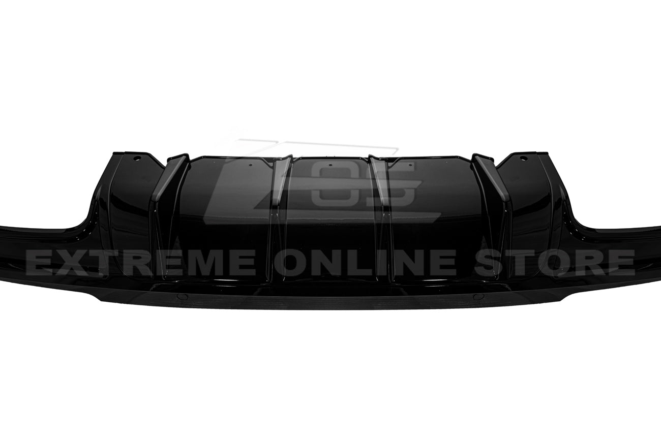 Dodge Challenger LA SRT Track Package Gloss Black Rear Diffuser 2015-Up