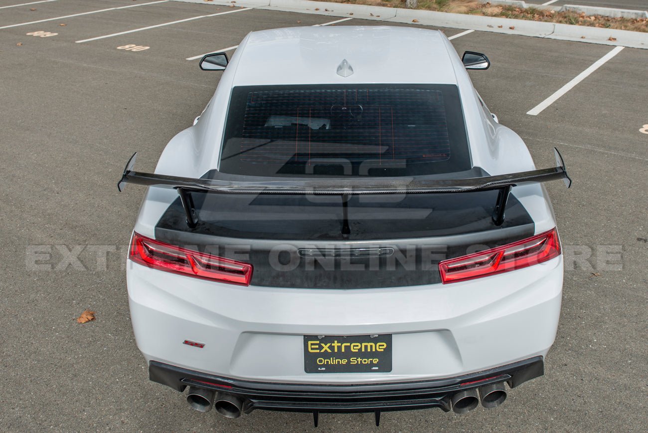Chevrolet Camaro 6th Gen ZL1 Style Carbon Fiber Full Aero Kit Splitter Side Skirts Spoiler 2016-2024