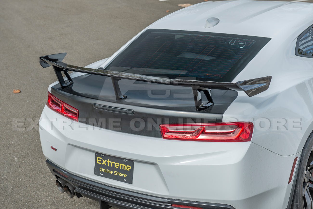 Chevrolet Camaro 6th Gen ZL1 Style Carbon Fiber Full Aero Kit Splitter Side Skirts Spoiler 2016-2024