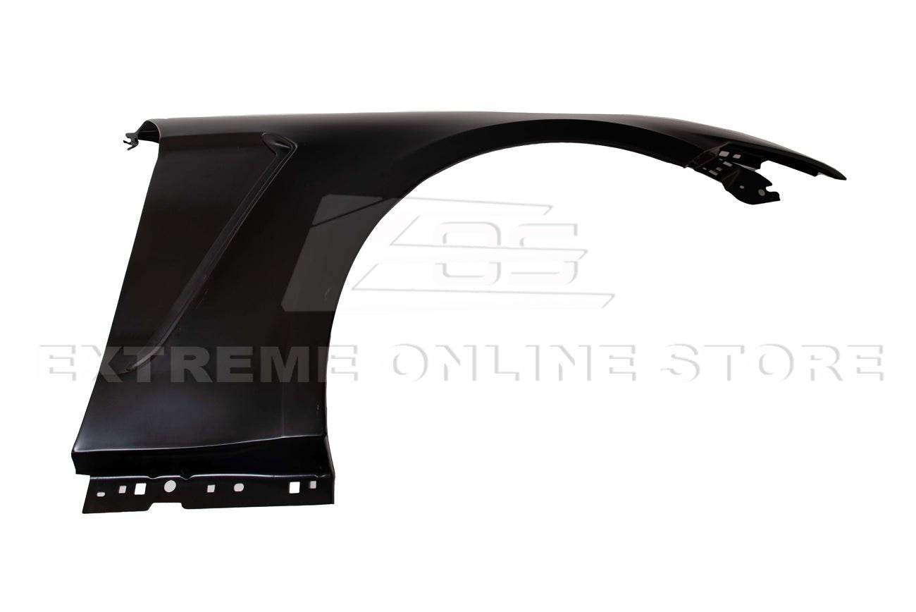 Ford Mustang S550 GT350 Style Front Side Fenders Primer Black 2015-2017
