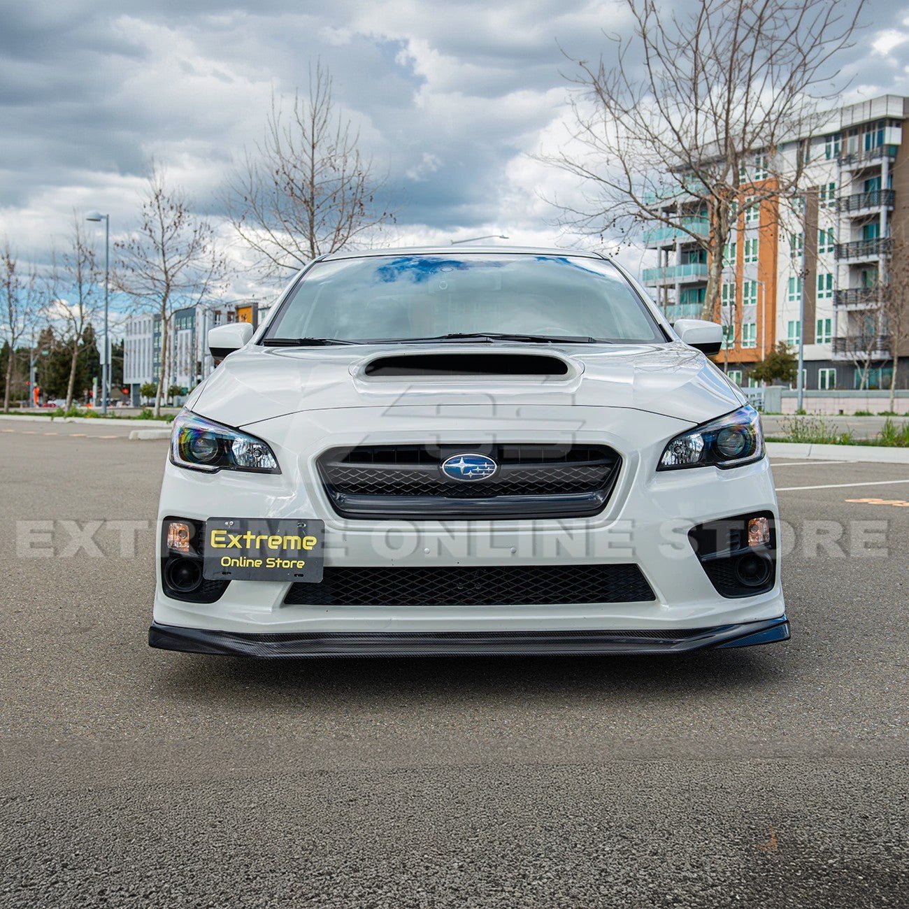 Subaru WRX STI VA VRS Style Carbon Fiber Front Splitter Lip 2015-2017