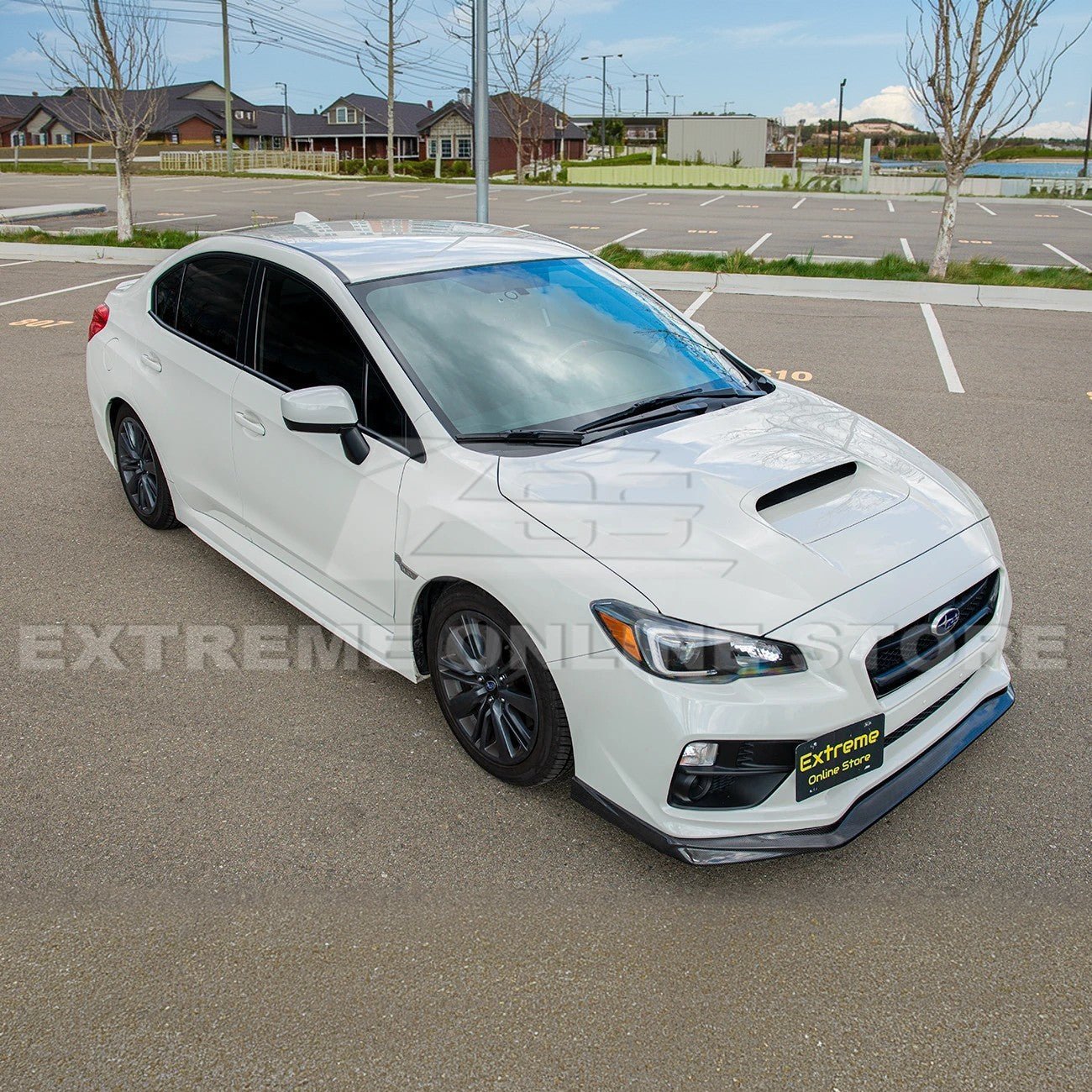 Subaru WRX STI VA VRS Style Carbon Fiber Front Splitter Lip 2015-2017