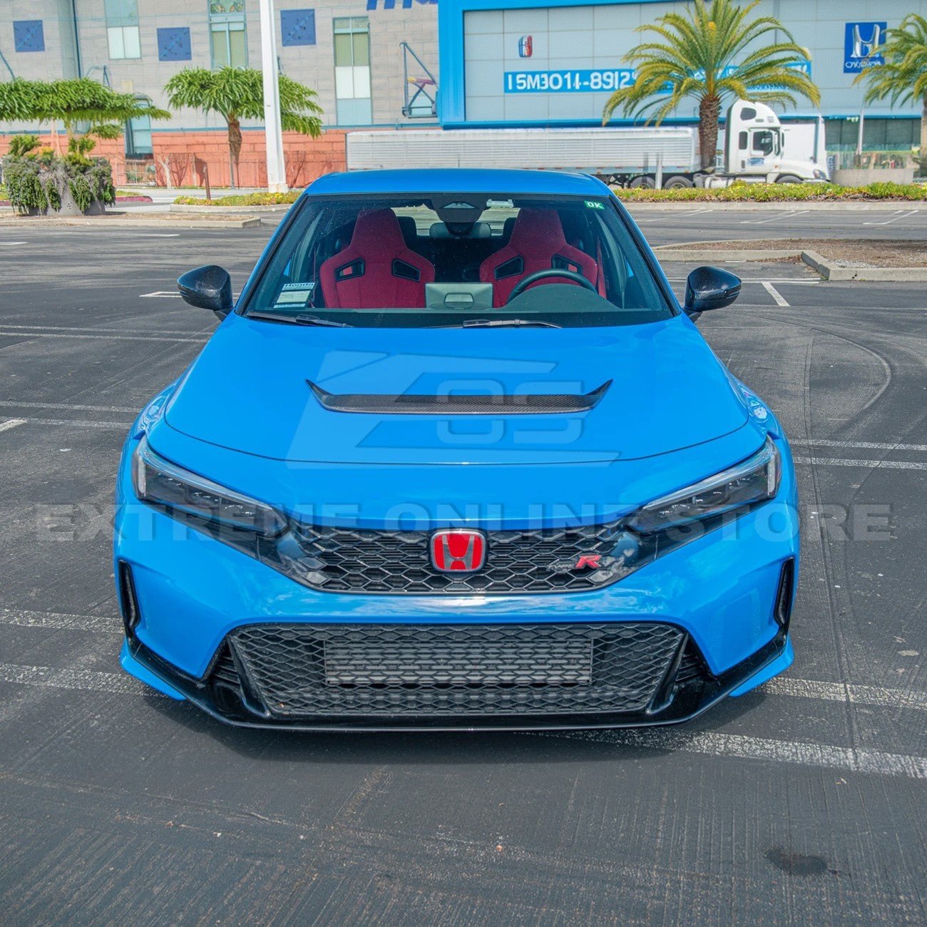 Honda Civic Type R FL5 Carbon Fiber Front Hood Vent Cover 2023-Up