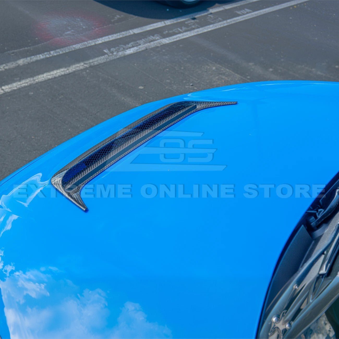 Honda Civic Type R FL5 Carbon Fiber Front Hood Vent Cover 2023-Up