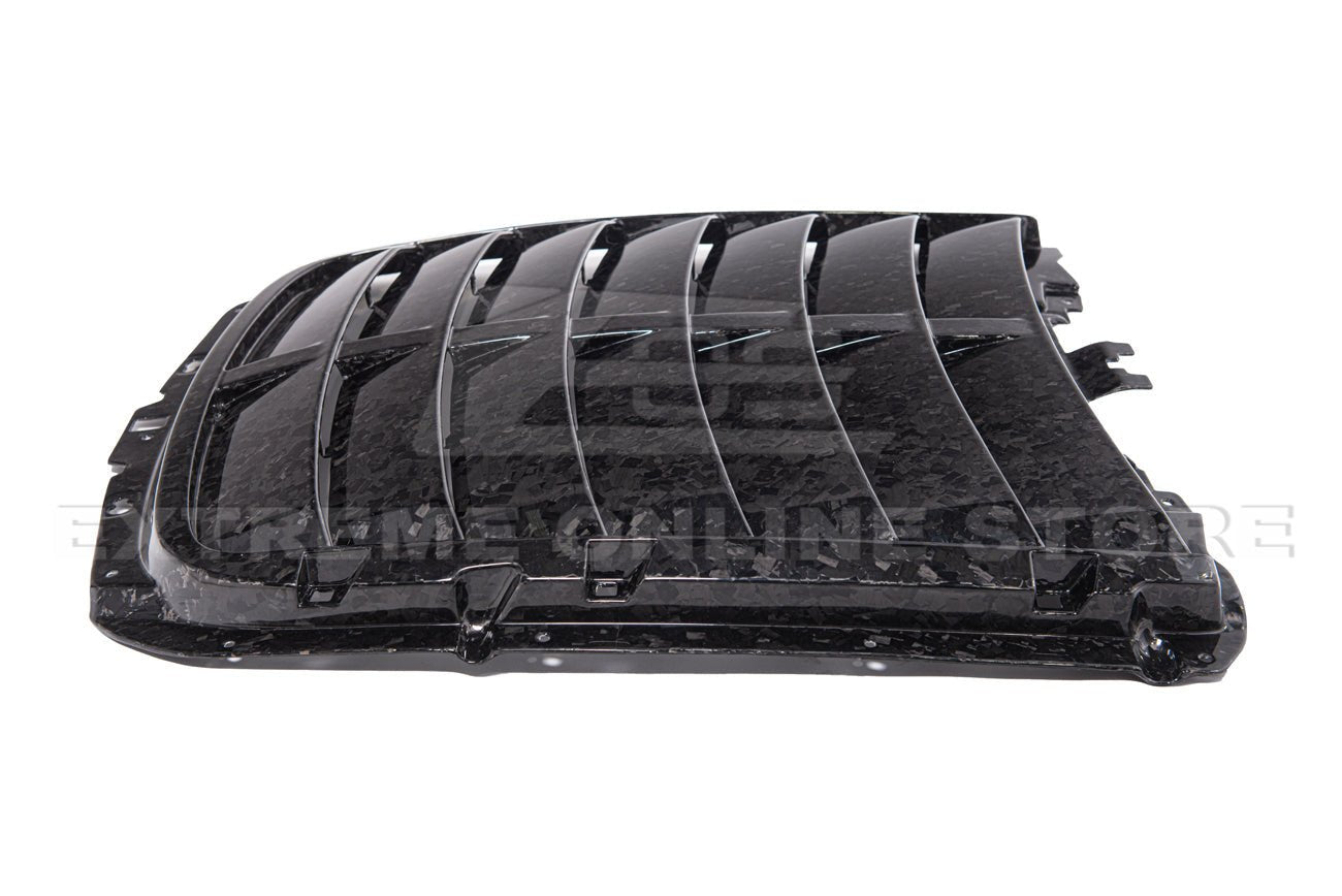 Ford Mustang S550 GT500 Factory Style Dry Carbon Fiber Hood Vent Cover 2020-2023