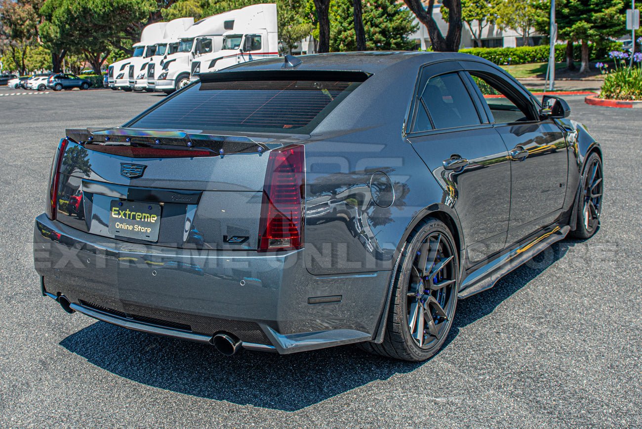 Cadillac CTS-V GMX322 Dry Carbon Fiber Rear Bumper Diffuser 2009-2015