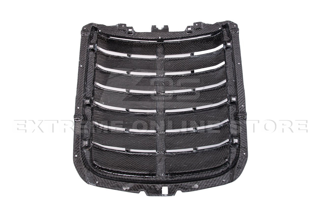 Ford Mustang S550 GT500 Factory Style Dry Carbon Fiber Hood Vent Cover 2020-2023