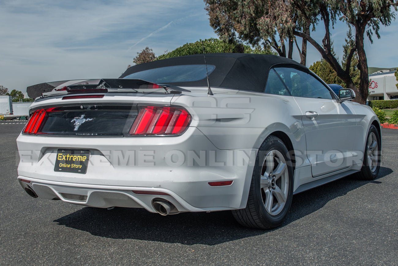 Ford Mustang S550 GT350 Style Carbon Fiber Rear Spoiler 2015-2023
