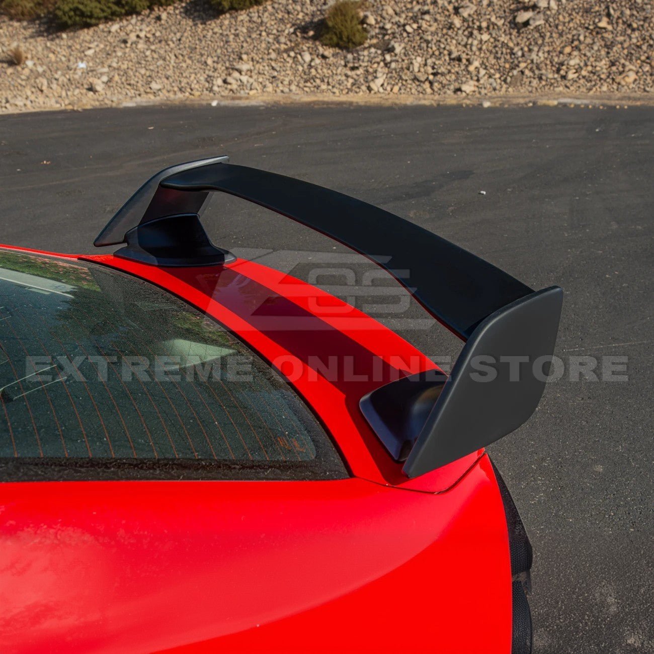 Subaru WRX VB STI Style Matte Black / Gloss Black High Wing Rear Spoiler 2022-Up