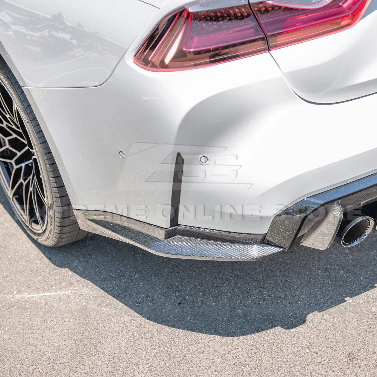 BMW G82 G83 M4 Factory Style Carbon Fiber Rear Apron Lip Splitter 2021-Up