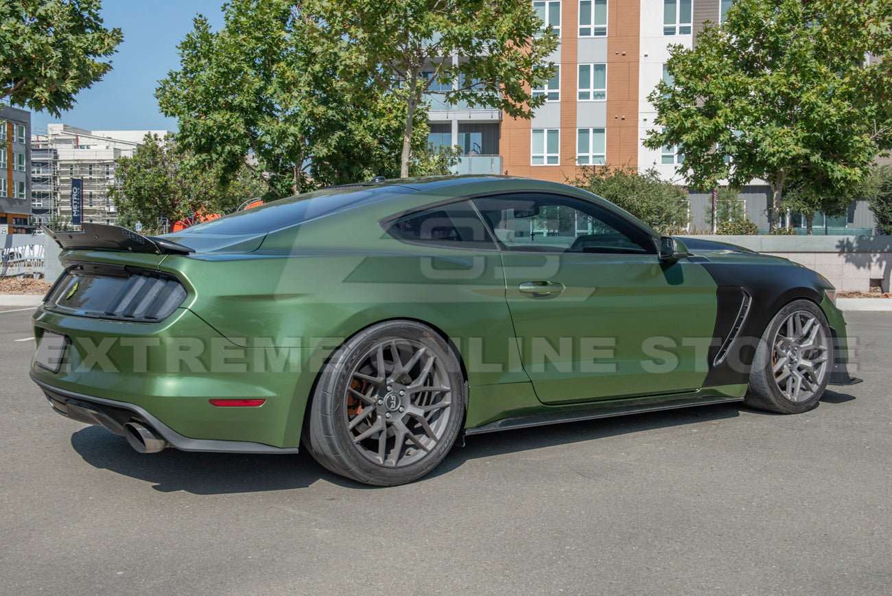 Ford Mustang S550 GT350 Style Front Side Fenders Primer Black 2015-2017