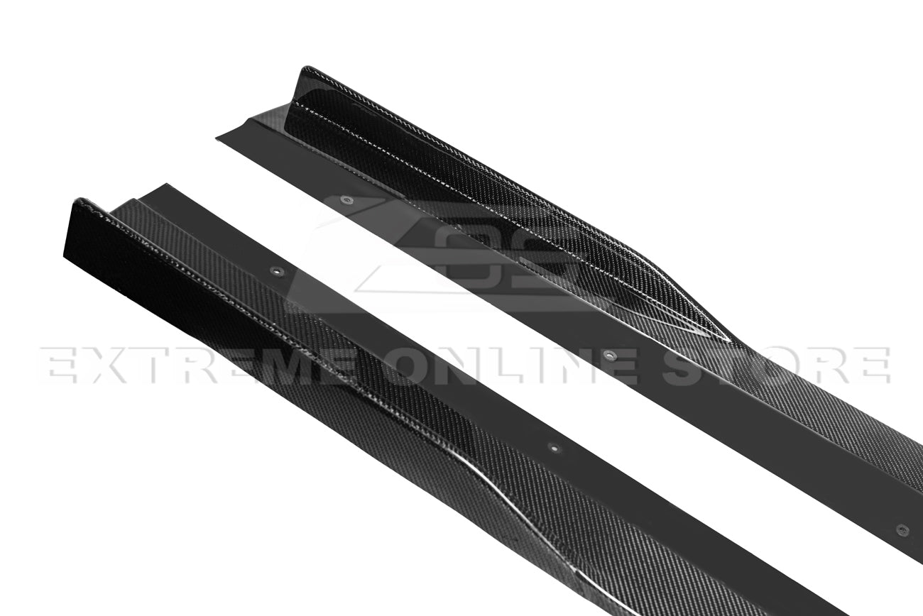 Chevrolet SS VF Carbon Fiber Front Lip Splitter and Side Skirts Kit 2013-2015