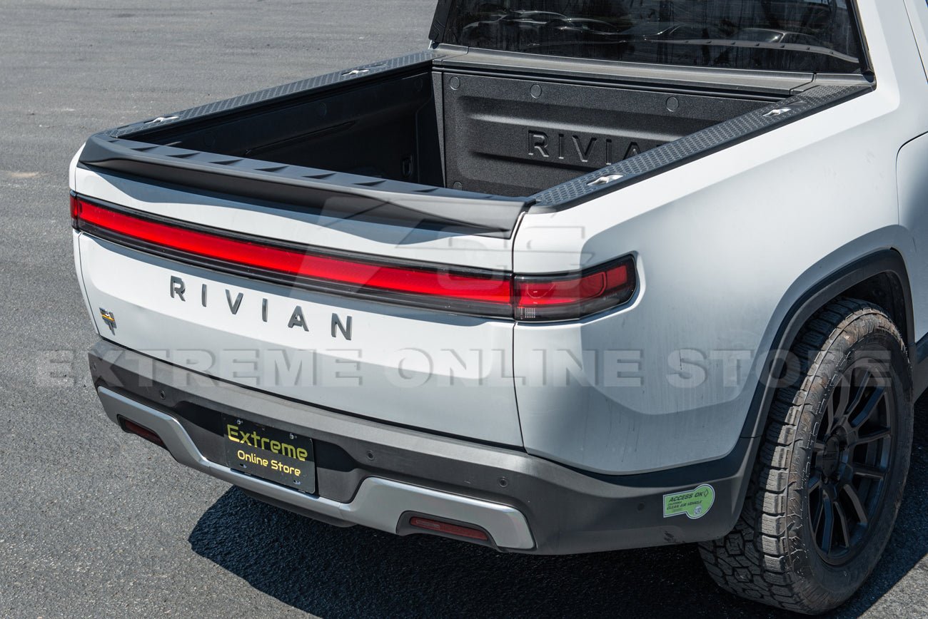 Rivian R1T Street Series Matte Black Rear Tailgate Wing Spoiler 2022-Up