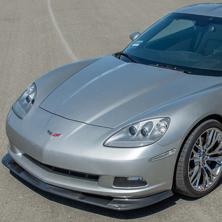 Extended ZR1 Style Front Splitter – Fits Corvette C6 Base