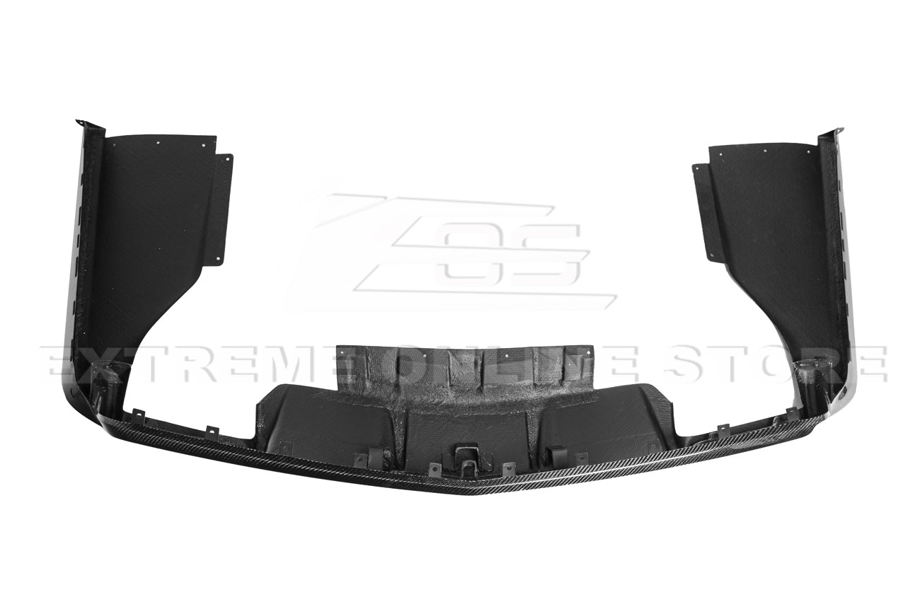 Cadillac CTS-V Carbon Fiber Rear Valance Diffuser Lip Cover 2016-2019
