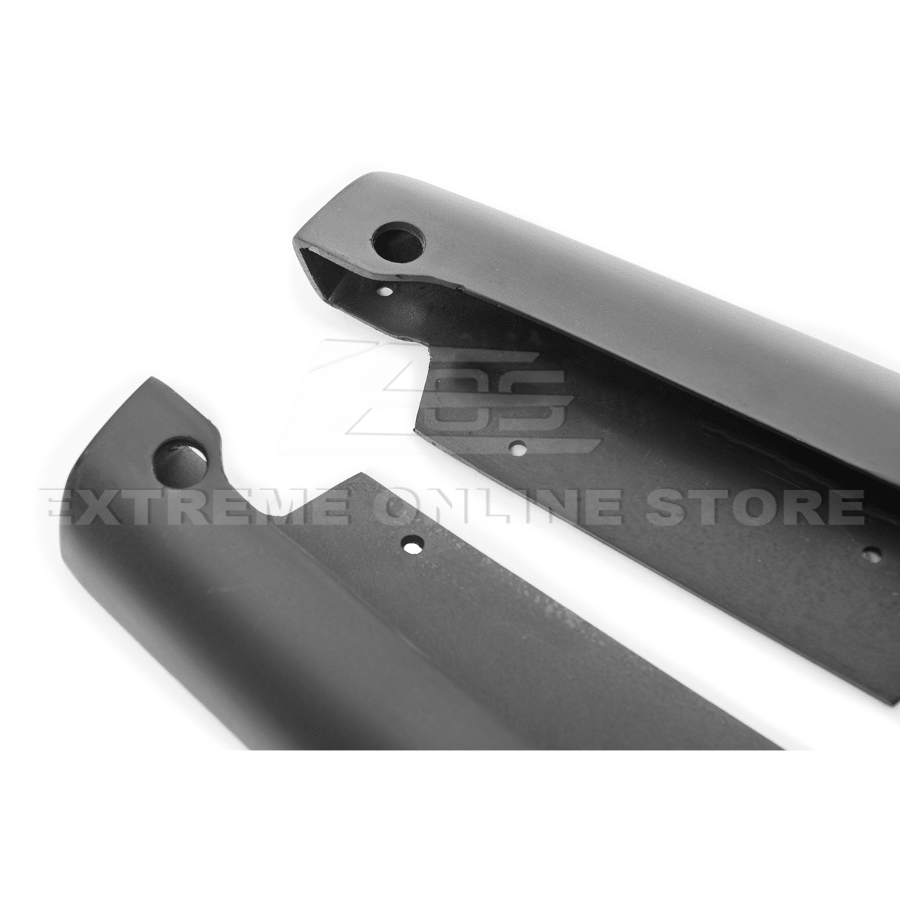 Subaru WRX STI VA CS Style Primer Black Carbon Fiber Rear Apron Lip 2015-2021