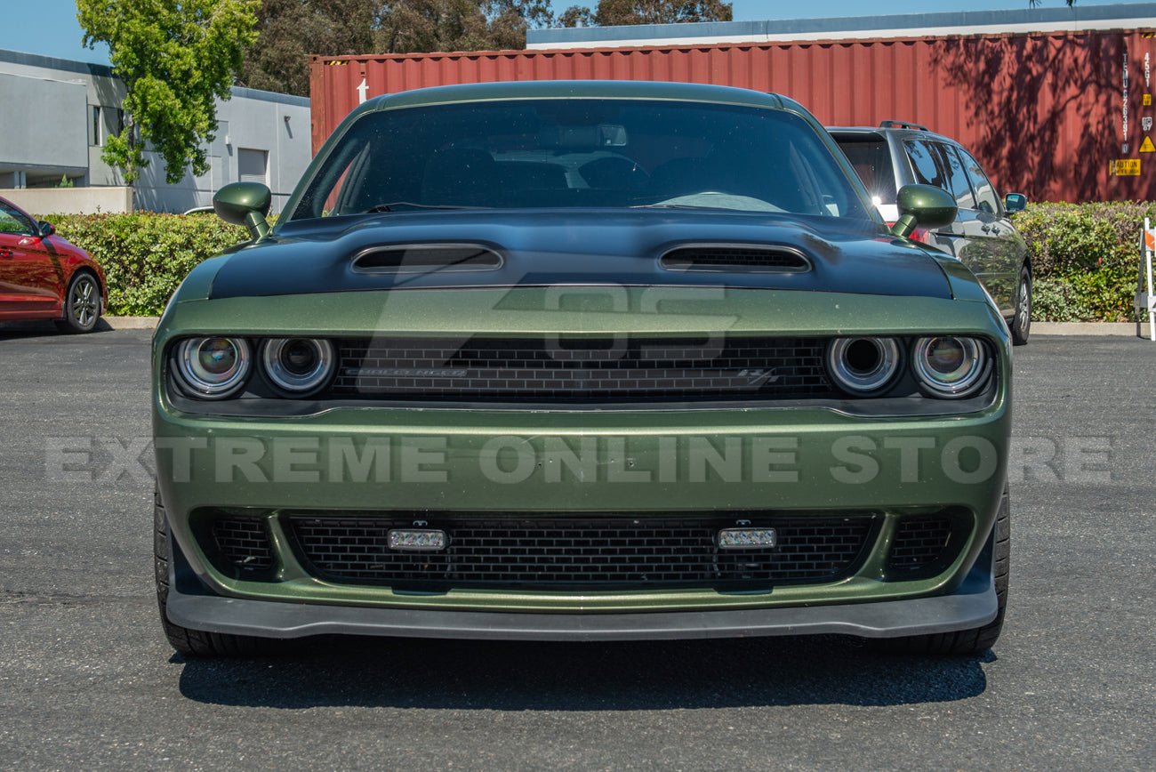 Dodge Challenger LC Hellcat Redeye Style Primer Black Front Hood 2008-Up