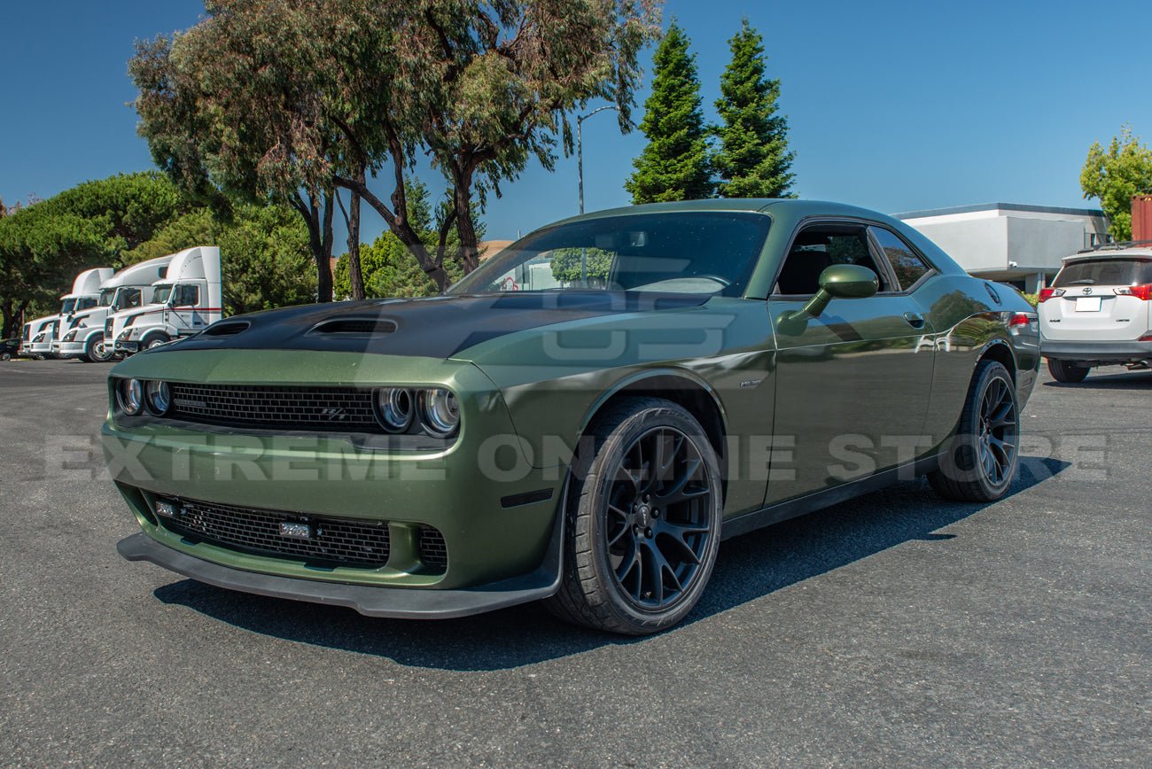 Dodge Challenger LC Hellcat Redeye Style Primer Black Front Hood 2008-Up