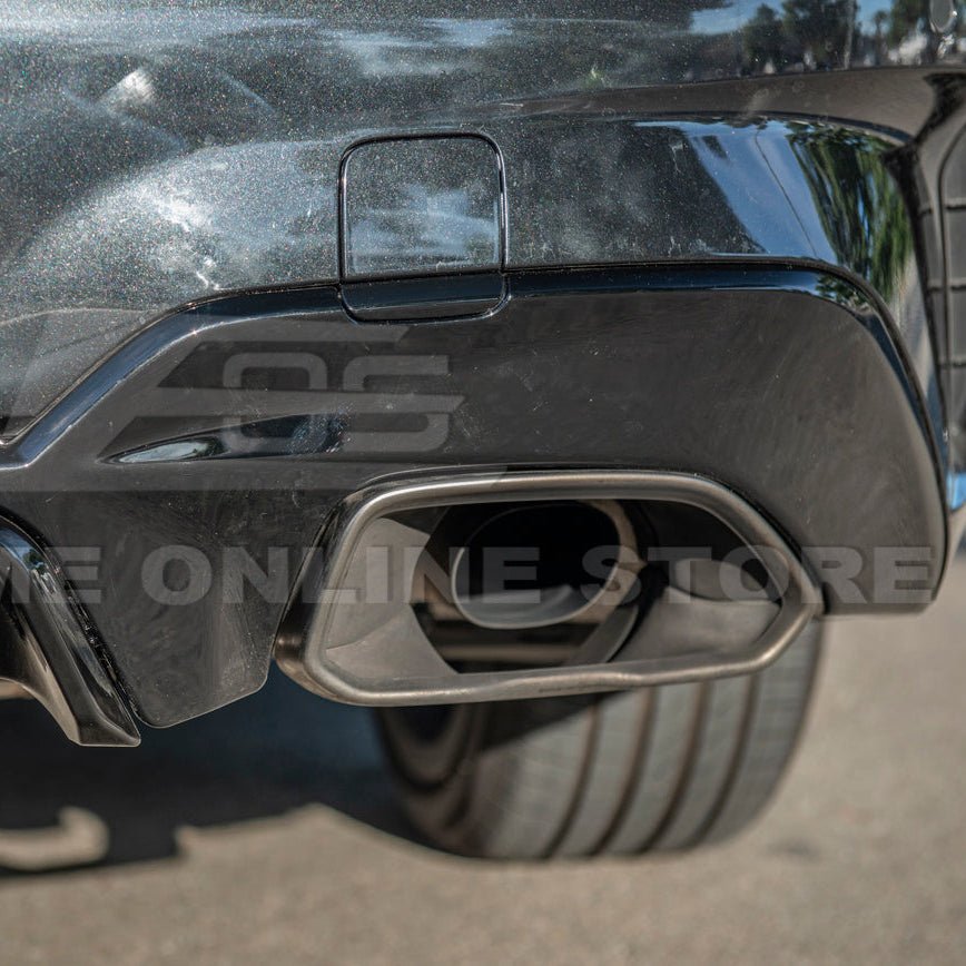 BMW G20 M340i M Performance Style Gloss Black Rear Bumper Lower Diffuser 2019-Up