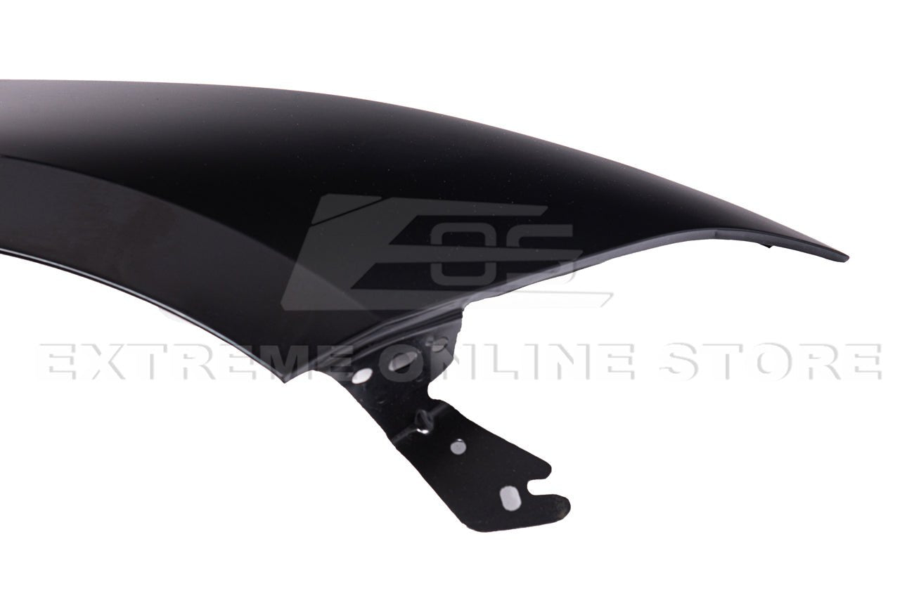 Ford Mustang S550 GT350 Style Matte Black Front Side Vented Fenders 2018-2023