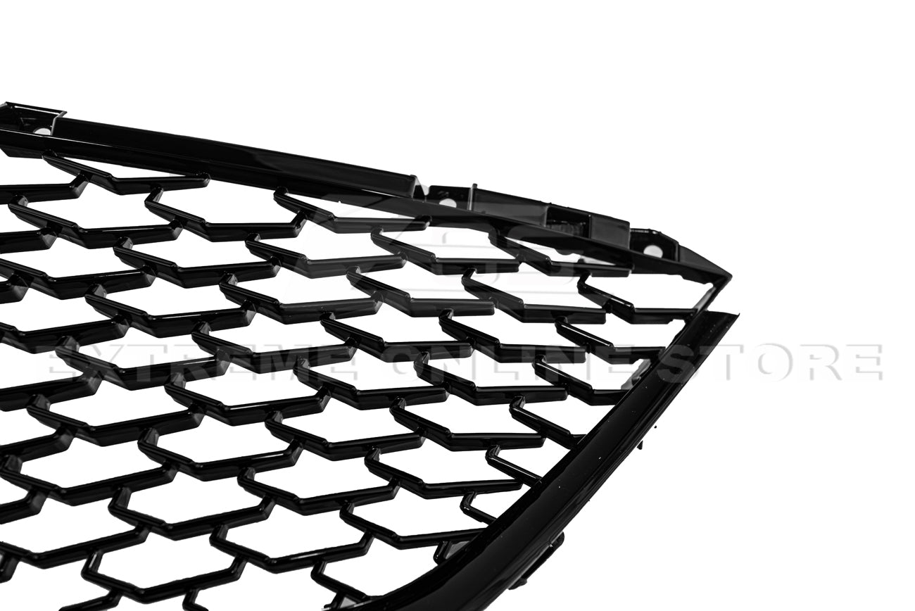 Cadillac CT5 Alpha CT5-V Blackwing Style Gloss Black Front Bumper Grille Cover 2020-2024
