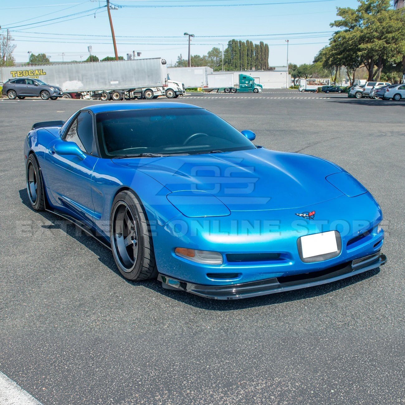 Chevrolet Corvette C5 EOS Style Front Vented Lip Splitter 1997-2004