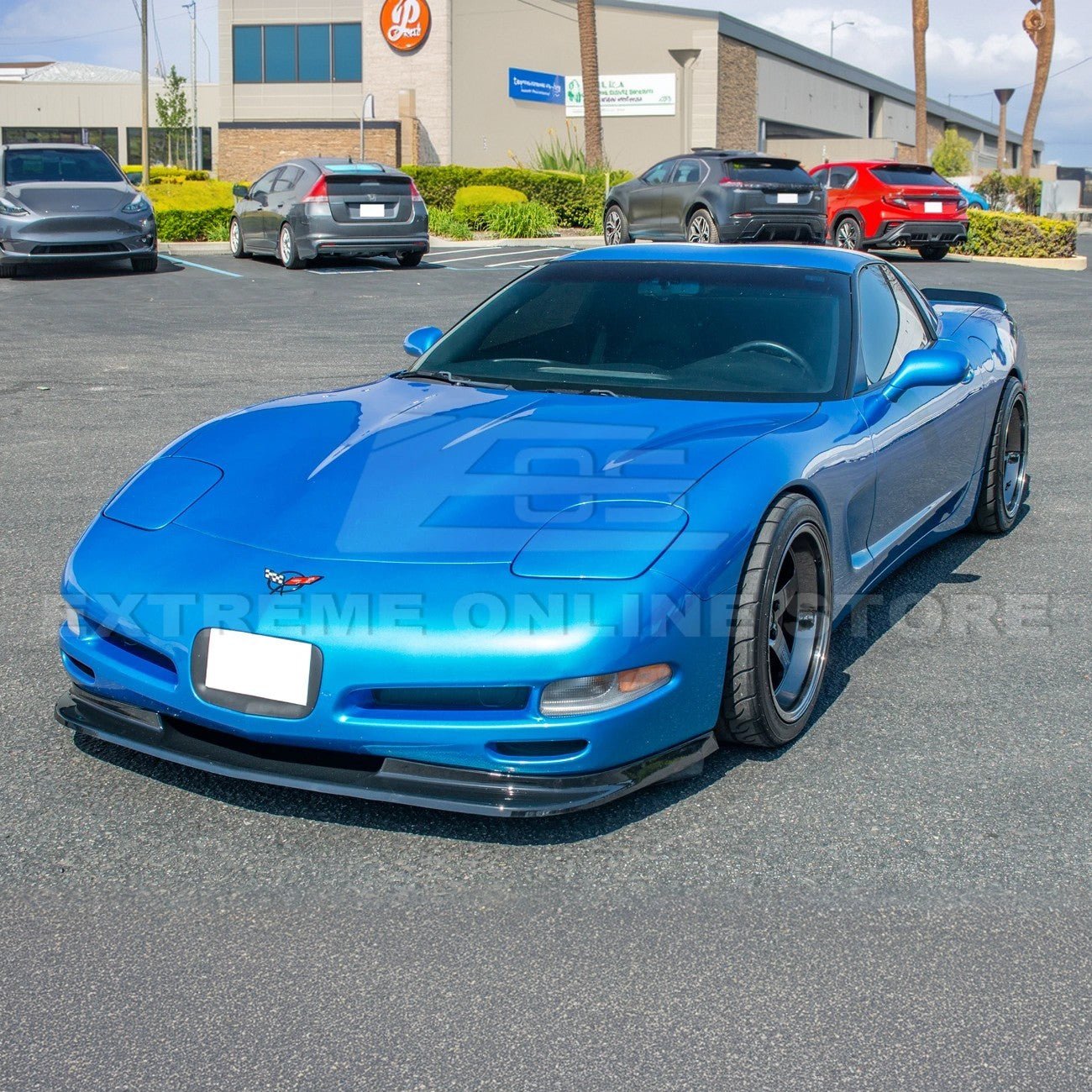 Chevrolet Corvette C5 EOS Style Front Vented Lip Splitter 1997-2004