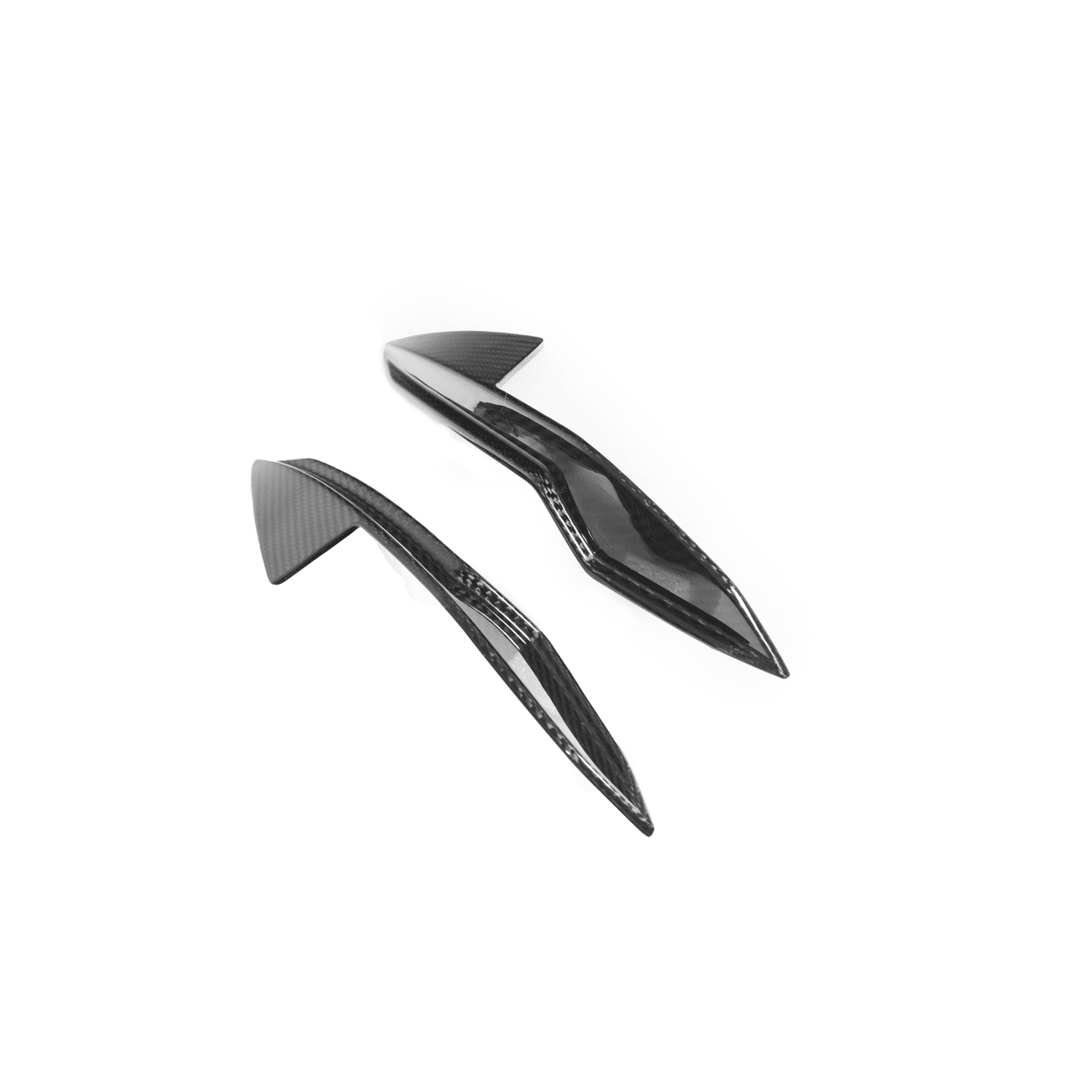 BMW G80 M3 G82 G83 M4 M Performance Style Carbon Fiber Front Bumper Canard Splitters 2021-Up