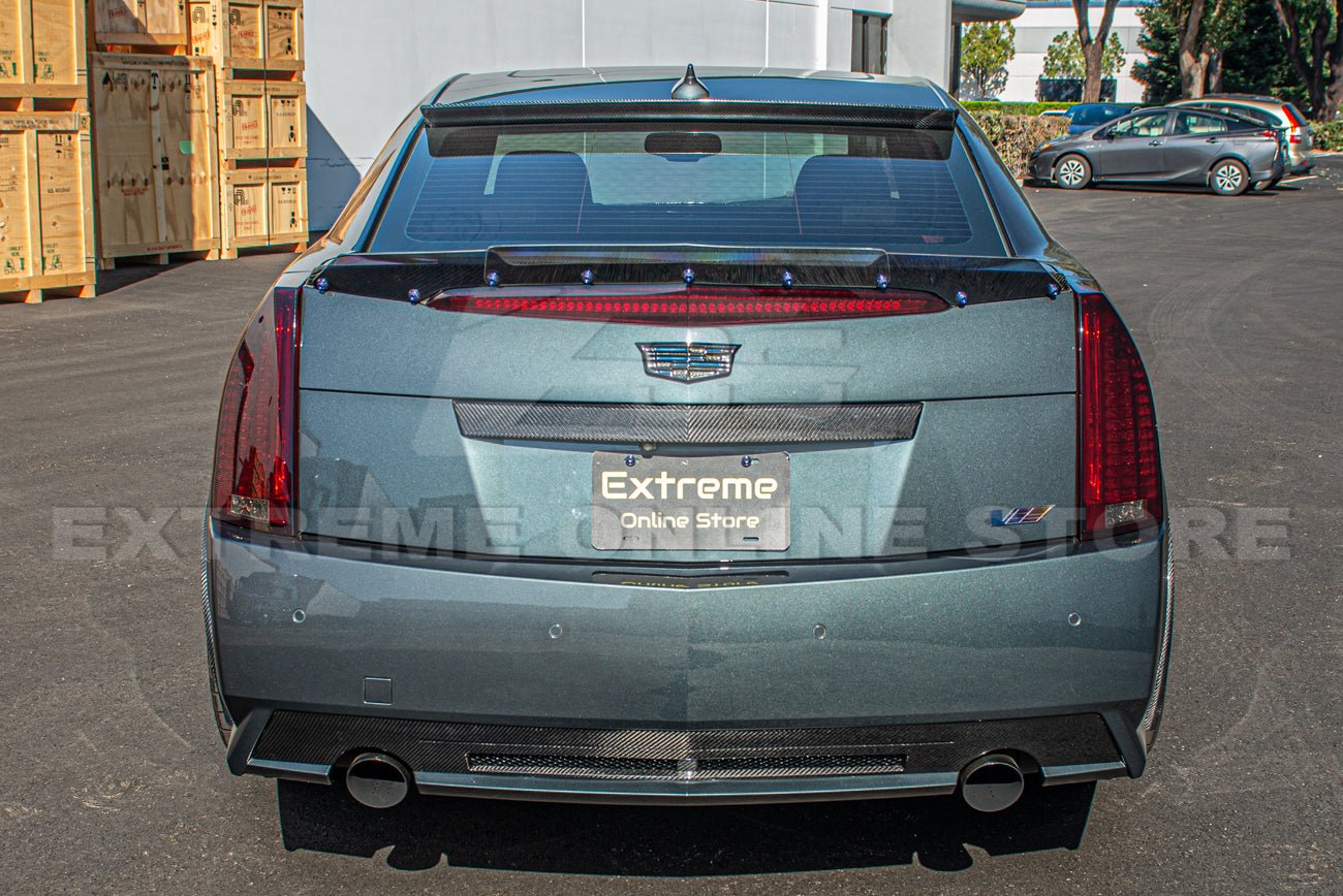 Cadillac CTS-V Sedan V2 GM Factory Style Dry Carbon Fiber Trunk Insert 2009-2015