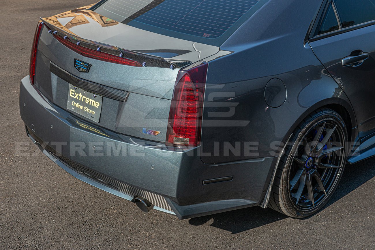 Cadillac CTS-V Sedan V2 GM Factory Style Dry Carbon Fiber Trunk Insert 2009-2015