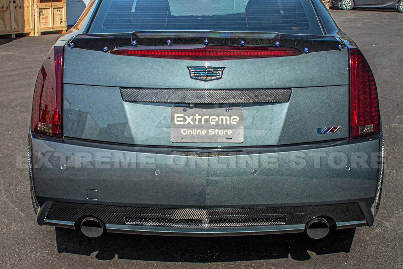 Cadillac CTS-V Sedan V2 GM Factory Style Dry Carbon Fiber Trunk Insert 2009-2015