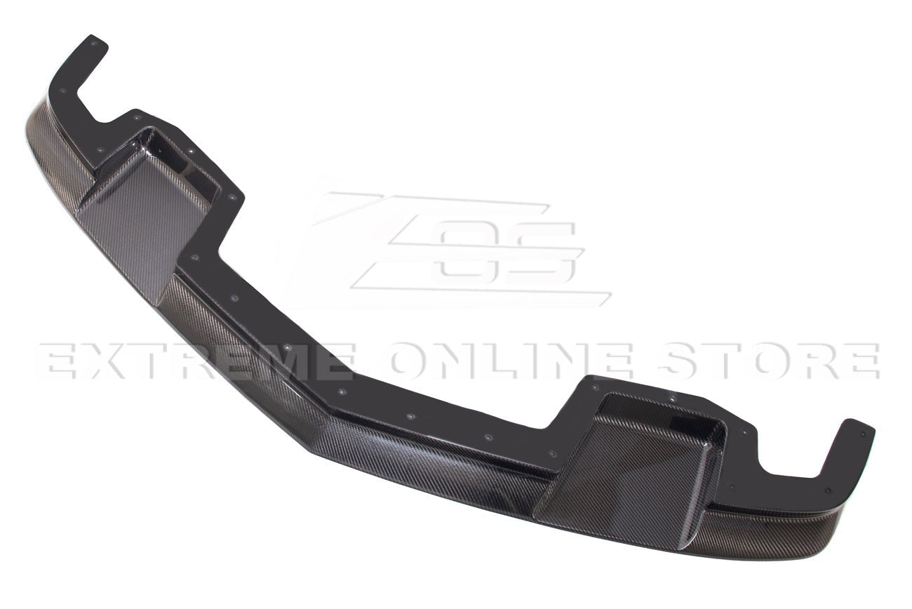 Chevrolet Camaro 5th Gen SS ZL1 Conversion Primer Black Carbon Fiber Front Lip Splitter 2010-2013