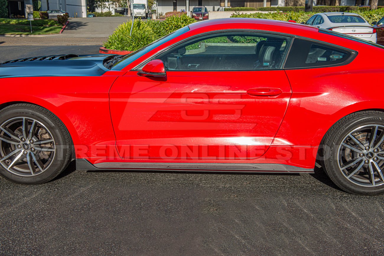 Ford Mustang S550 GT500 Style Conversion Full Body Kit Front Bumper Side Skirts High Wing 2015-2023